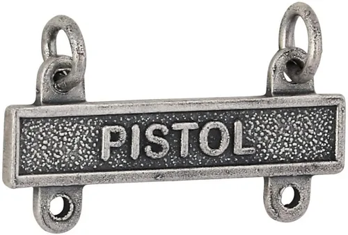 Vista 3 de Barra de calificación de pistola del ejército óxido de plata, Plateado (Silver Oxide)