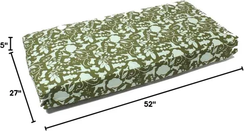 Vista 8 de Molly Mutt Funda para colchón de cuna verde claro, 100% algodón, 27"x52"x5" No tóxico, funda de algodón para cama de perro o gato, con cremallera