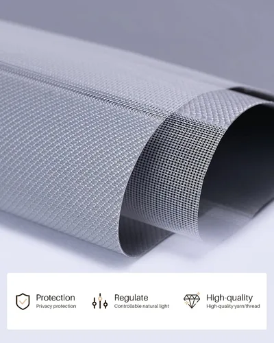 Vista 10 de Persianas motorizadas de cebra para ventanas, persianas inteligentes con control remoto, filtrado de luz, compatibles con Alexa Google Home