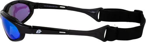 Vista 6 de Birdz Gafas de sol acolchadas para jetski, polarizadas, deportes, deportes acuáticos, navegación, pesca, para hombres o mujeres, 2 pares de montura