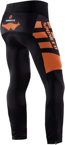 Vista 7 de sponeed - Mallas de ciclismo para hombre, acolchadas, 4D, para ciclismo de carretera