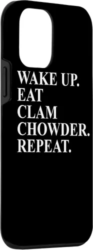 Vista 3 de Ropa para iPhone 12 mini almejas Chowder, increíble funda divertida con diseño de amante de los Chowders