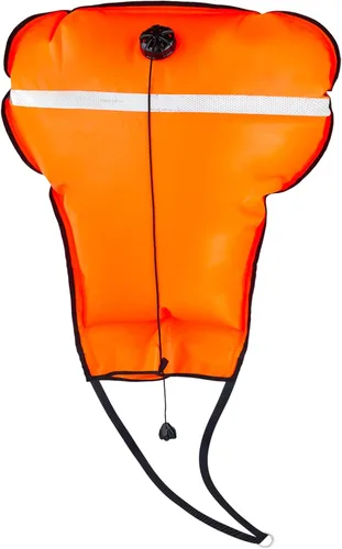 Vista 8 de Scuba Lift Bag, 70lb Diving Lifting Bag with Over Pressure Valve High Visibility Salvage Bag with Open Bottom, Reflective Strip, Nylon Webbing and