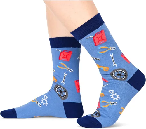 Vista 2 de HAPPYPOP Divertidos calcetines de dentista dentista enfermera cáncer de mama para mujeres, regalos novedosos para asistente dental amante de la danza