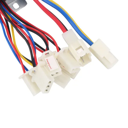 Vista 5 de Controlador de motor 24v 500w controlador de velocidad de motor cepillado Conector de batería Caja de control de motor de cepillo de aleación