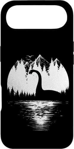 Vista 27 de Loch Ness Monster for Kids Men Women! Nessie Lake Mountains Case for iPhone 16