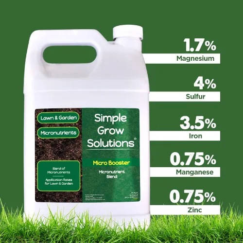 Vista 7 de Fertilizante orgánico de micronutrientes para césped, soluciones simples de cultivo, fertilizante de jardín y césped, cultivador, jardinero