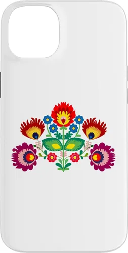 Vista 15 de iPhone 16 Polish Traditional Folk Pattern, Eastern Folklore Case
