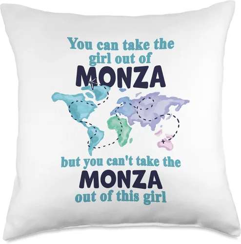 Vista 4 de Relocation From Monza - Proud Girl From Monza Throw Pillow
