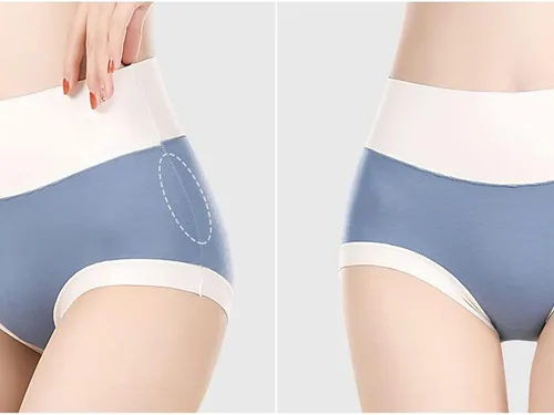 Vista 5 de Ropa interior para mujer de cintura alta, bragas suaves y transpirables para mujer (paquete de 34)