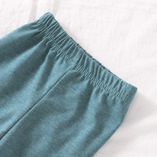 Vista 7 de CM C&M WODRO Conjunto de ropa de invierno cálida de manga larga + pantalones largos para niñas pequeñas