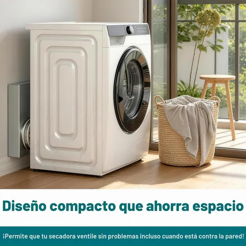 Vista 7 de 84049 Rejilla de ventilación para secadora de periscopio, adaptador de ventilación telescópico ajustable de acero inoxidable mejorado de 0-5
