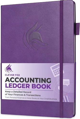 Vista 11 de Clever Fox Libro de contabilidad - Libro de contabilidad para pequeñas empresas y uso personal - Libro de cuentas columnar para rastrear dinero
