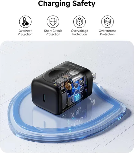 Vista 5 de 30W USB C Charger for Samsung Watch 8/7/6/5, Samsung S26/Fold 8/Flip 8