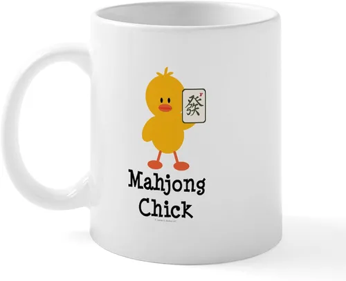 Vista 25 de CafePress Mahjong Mugs - Taza de café de cerámica de 11 oz (11.0 fl oz)