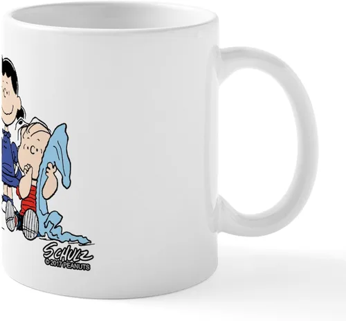 Vista 2 de CafePress Peanuts Gang Music Mugs Taza de café de cerámica de 11 oz (11.0 fl oz)
