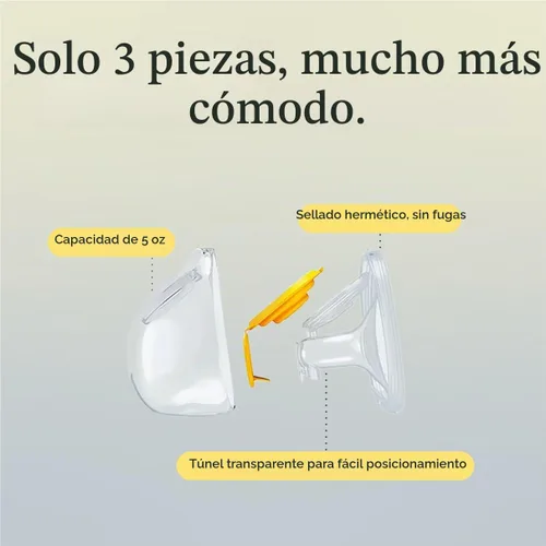 Vista 18 de Vasos de colección manos libres Medela, compatibles con los extractores de leche Freestyle Flex, Pump in Style con MaxFlow y Swing Maxi eléctricos