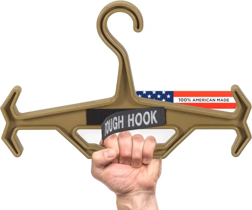 Vista 22 de Tough Hook ID - Percha de identificación resistente, fabricada en Estados Unidos, tapa de 200 libras, portaplatos, equipo táctico, buceo BCD