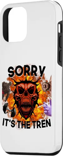 Vista 2 de iPhone 12 mini Funny workout Sorry it's The Tren Design Gym bodybuilder Jim Case
