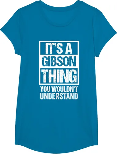 Vista 82 de It's A Gibson Thing You would Not Understand - Camiseta con nombre familiar, Negro, S