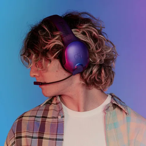 Vista 7 de PDP AIRLITE Pro Wireless Headset with Mic for Xbox Series XS, Xbox One, Windows 1011 - Purple Fade (Only at Tienda)