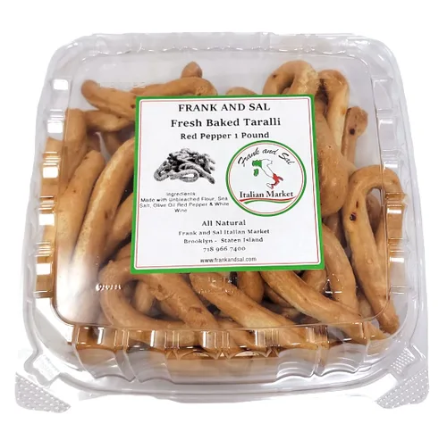 Vista 2 de Galleta Taralli de pimiento rojo natural Frank and Sal Bakery - 1 libra