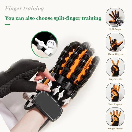 Vista 6 de Nuevos guantes de robot de rehabilitación 2024, mejoras el equipo de recuperación de accidentes cerebrovasculares de mano, equipo de terapia