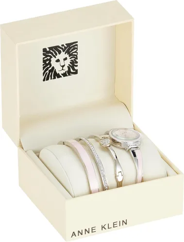 Vista 6 de Anne Klein Women's Premium Crystal Accented Bangle Watch Set