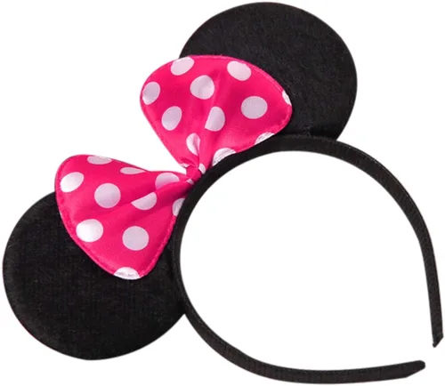 Vista 5 de IWEMEK - Maillot de ballet con diadema para niña con lunares, disfraz con diadema, leotardo