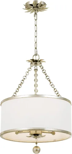 Vista 9 de Crystorama Broche - Candelabro de 8 luces de oro antiguo, lámpara de techo - Candelabros para pasillo, sala de estar, vestíbulo, granja - Candelabro