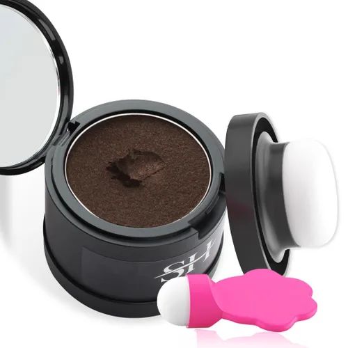 Vista 20 de Polvo para la línea del cabello (caoba) - Cubra instantáneamente las raíces de cabello canoso, sombra para el color del cabello, retoque