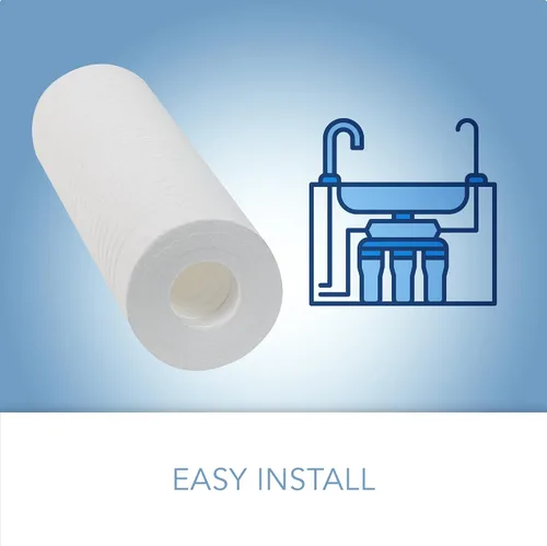 Vista 4 de CFS Cartuchos universales de filtro de agua de sedimentos finos/normales compatibles con los modelos AP110 y AO-WH-PREV-R2 - Filtro de repuesto de 5