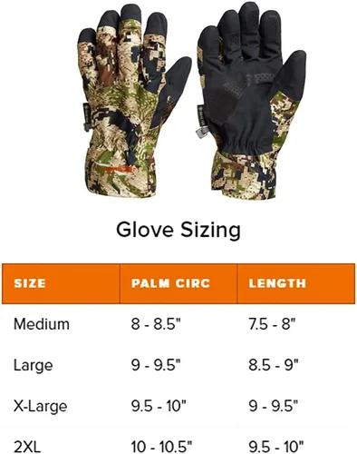 Vista 7 de Sitka Gear Stormfront GTX - Guantes de caza impermeables ligeros y transpirables con forro polar