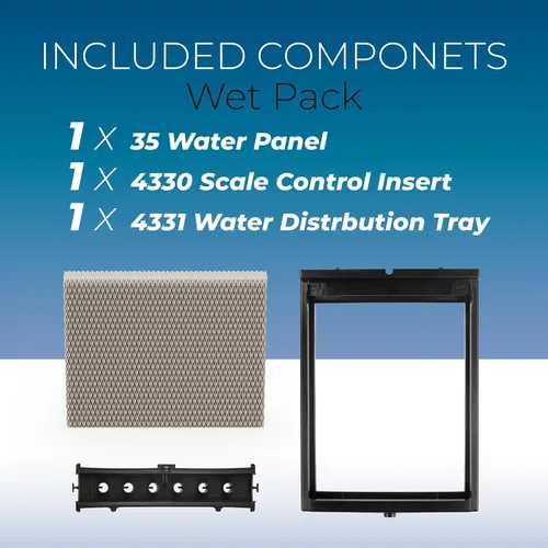 Vista 3 de Kit de mantenimiento del humidificador 4839/panel de agua Modelo No. 35 Reemplazo del filtro del humidificador para Aprilaire 600, 600A, 600M