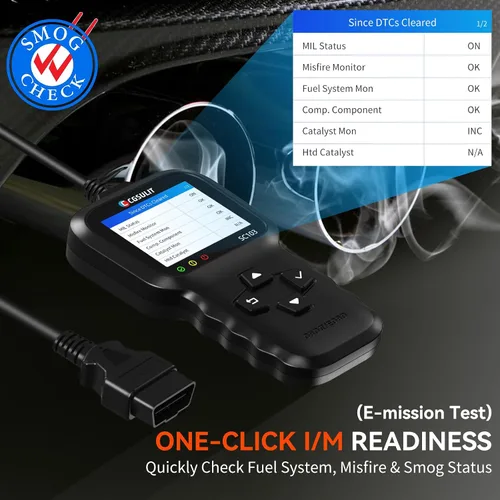 Vista 3 de Escáner OBD2, CGSULIT SC103 Lector de Códigos de Automóvil Diagnostica Verificar Luz del Motor Verificación de Emisiones DTCs Herramienta de Escaneo