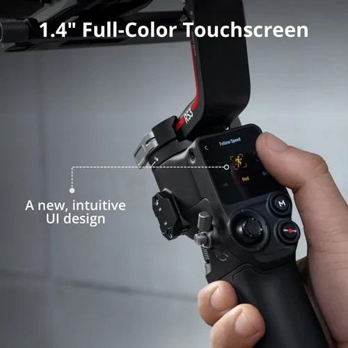 Vista 7 de DJI RS 3 Mini, estabilizador de cardán de 3 ejes para cámaras Canon/Sony/Panasonic/Nikon/Fujifilm, carga útil probada de 2 kg (4.4 lbs)