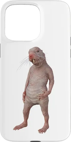 Vista 31 de Carcasa para iPhone 16 Live Weird Funny Naked Mole Rat Strange Animal Case