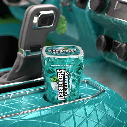 Vista 5 de ICE BREAKERS Ice Cubes - Goma de mascar sabor Wintergreen sin azúcar, 91.7 g (6 envases, 40 piezas)