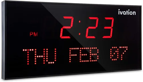 Vista 11 de Ivation, 0136BLU, enorme reloj digital LED, dispositivo electrónico de referencia