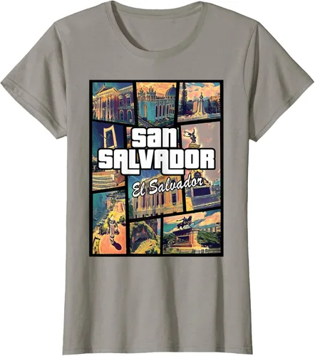 Vista 76 de Camiseta Orgullosa de San Salvador Capital El Salvador