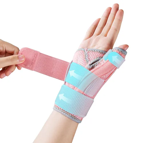 Vista 12 de CURECARE Nueva Férula de Pulgar Actualizada para Mujeres y Hombres, Férula de Pulgar Reversible para el Síndrome del Pulgar Gatillo para Soporte