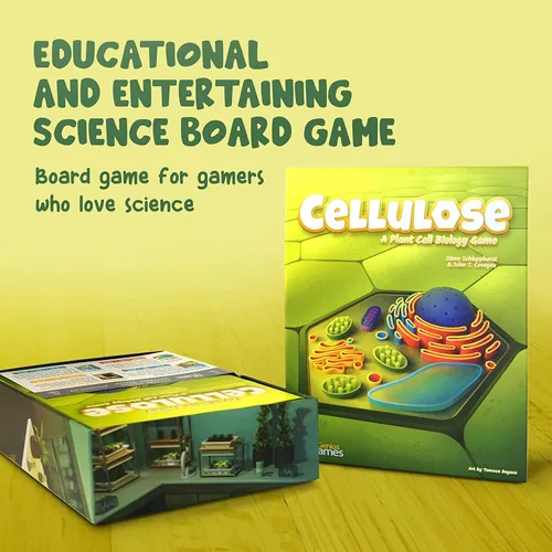 Vista 5 de Celulosa: un juego de biología celular vegetal Mensa recomienda un juego estratégico y entretenido para aprender fotosíntesis, ADN y bioquímica