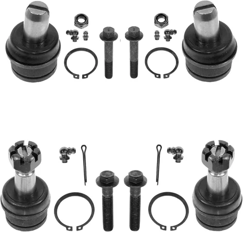 Vista 34 de TRQ Juego de juntas esféricas delanteras superior e inferior para lado del conductor y del pasajero Compatible con Acura TL 2009-2014 Acura TSX