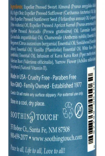 Vista 2 de Soothing Touch Aceite de baño y cuerpo, descanso/relax - 8 oz