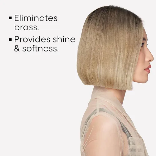 Vista 3 de L'Oréal Professionnel Paris Champú morado que deposita el color - Neutraliza los tonos amarillos no deseados para cabello natural, teñido
