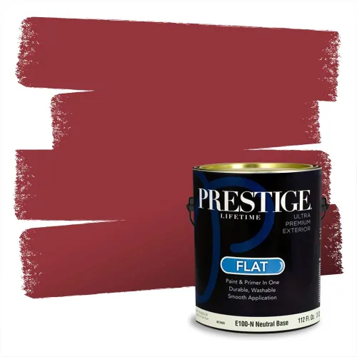 Vista 640 de Prestige Paints Pintura exterior e imprimación en uno, 1 galón, plano, coincidencia comparable de Valspar* Amber Rose*