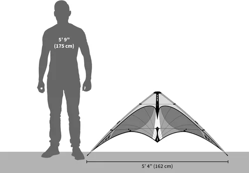 Vista 2 de Prism Kite Technology Nexus 2.0 Cometa de acrobacias enmarcada de doble línea