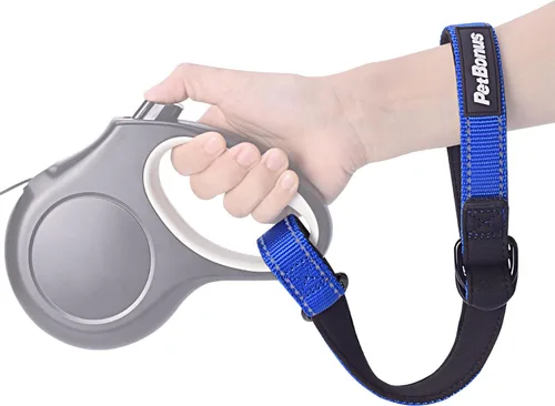 Vista 20 de PetBonus Correa corta para perro, correa de seguridad para correa retráctil para perro, diseño reflectante y mango acolchado suave ajustable, capa