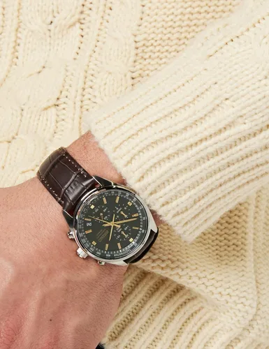 Vista 2 de SSB385P1 Seiko cronógrafo para hombre analógico verde casual cuarzo Seiko