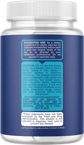 Vista 8 de Bloqueador de carbohidratos de frijol blanco – 4800 mg equivalente a extracto de frijol blanco de riñón de carbohidratos y azúcar, bloqueador